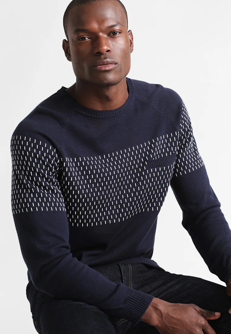 Strickpullover - dark blue