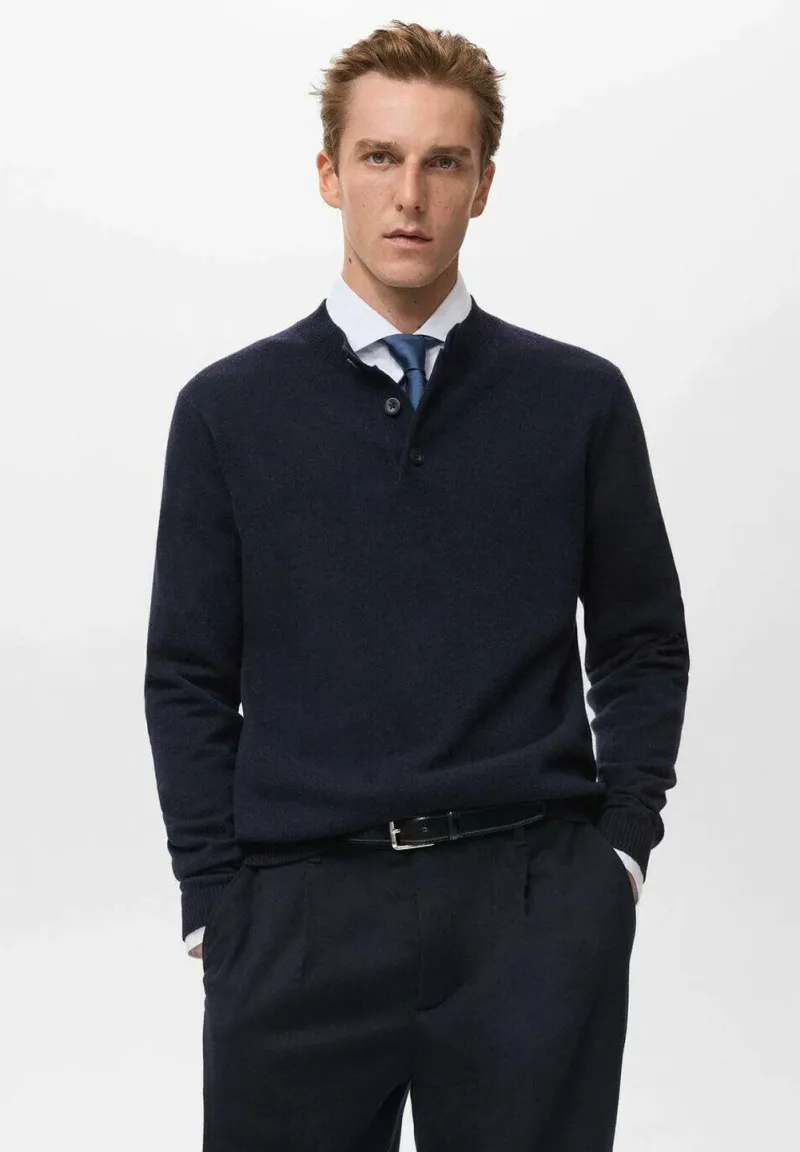 Strickpullover - dark blue