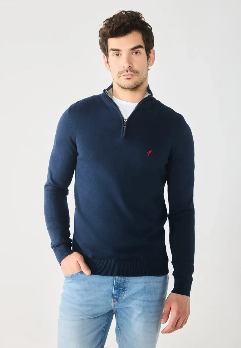 Strickpullover - dark blue