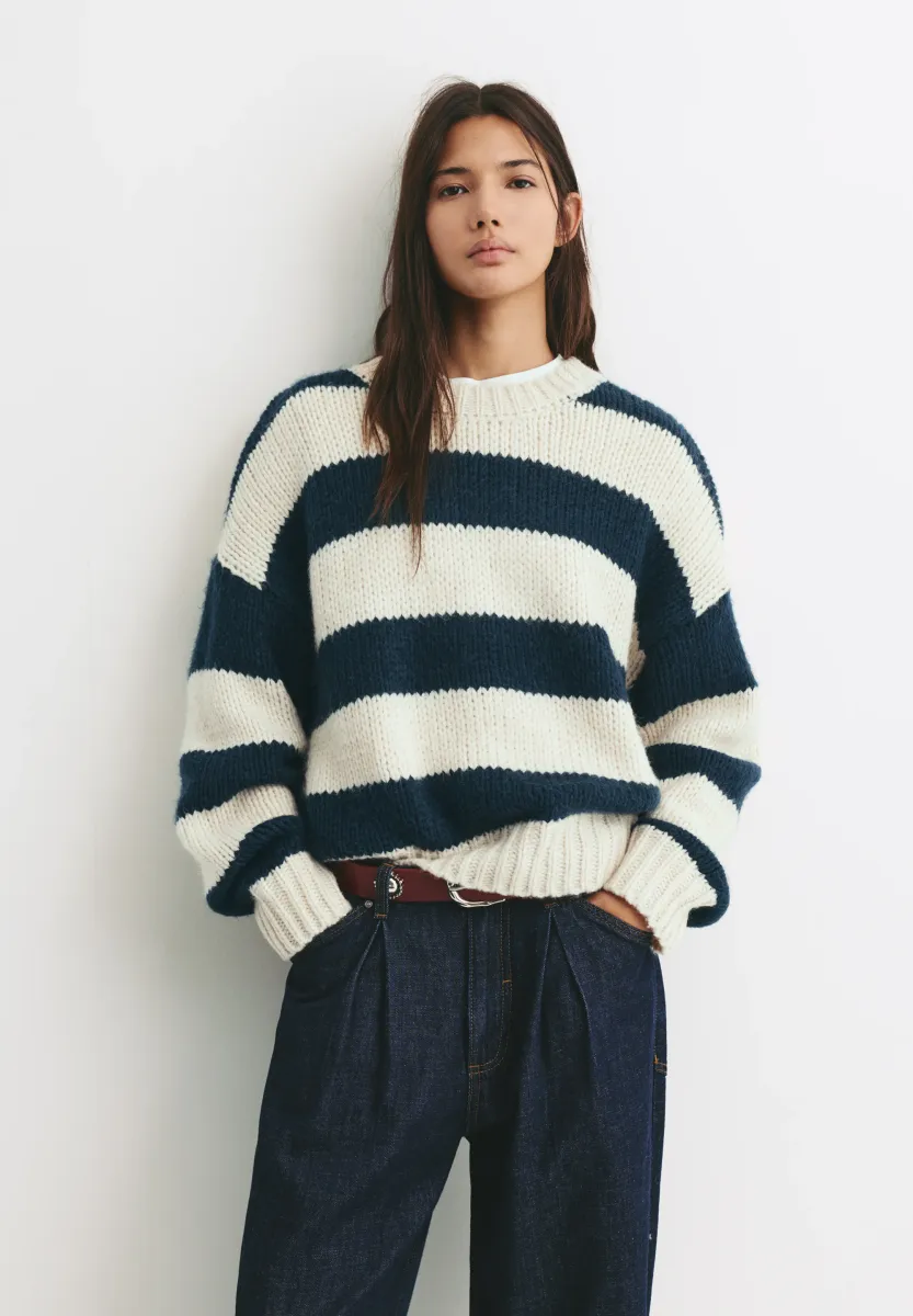 Strickpullover - dark blue