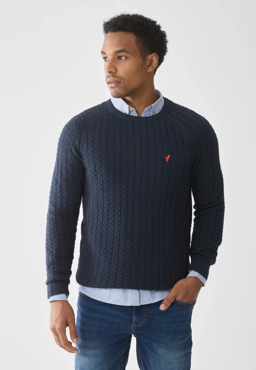 Strickpullover - dark blue