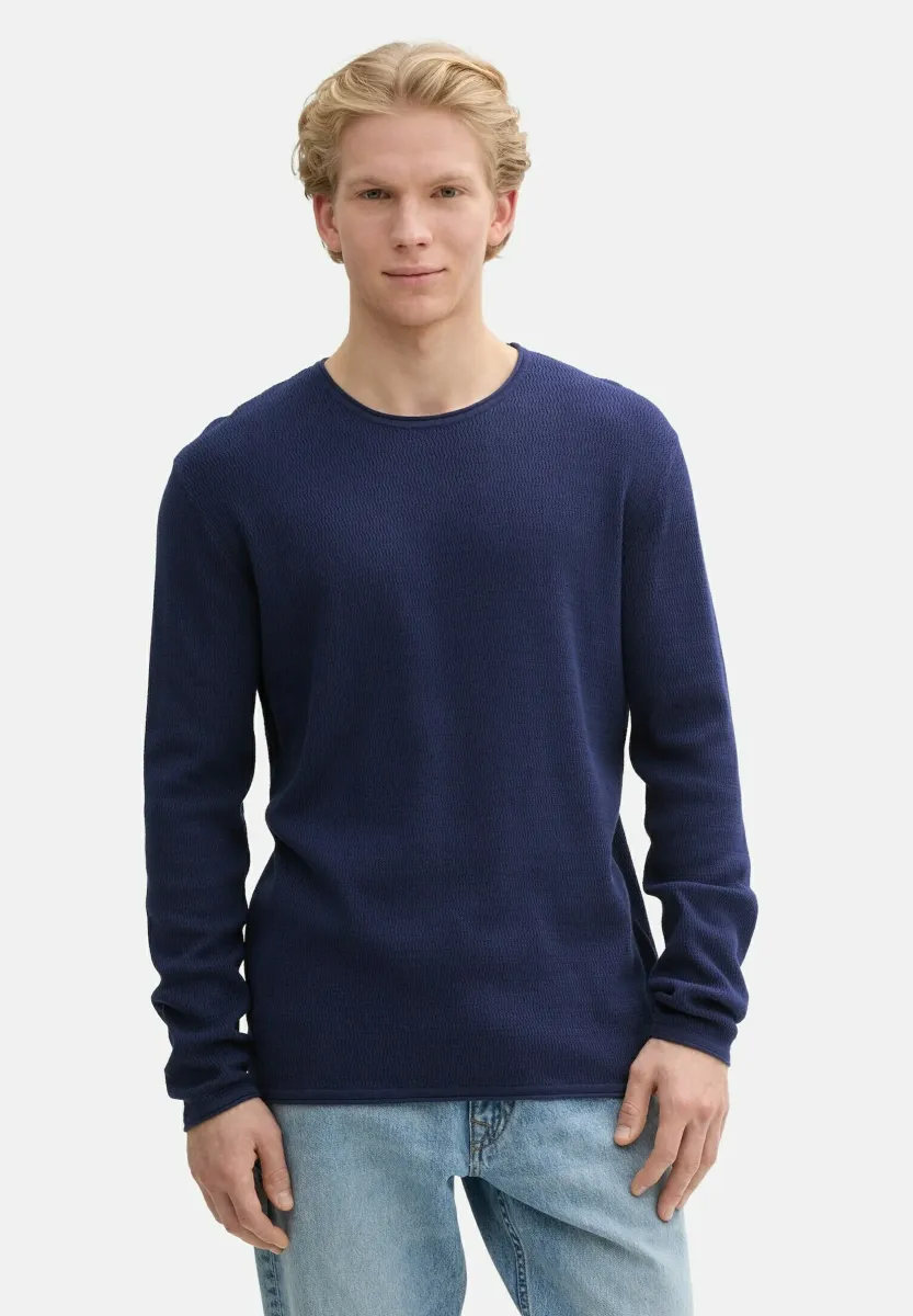 Strickpullover - dark blueberry