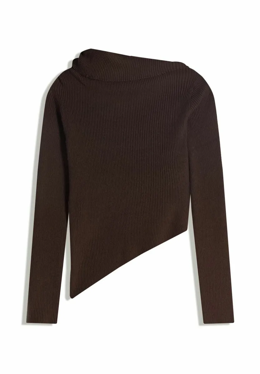 Strickpullover - dark brown