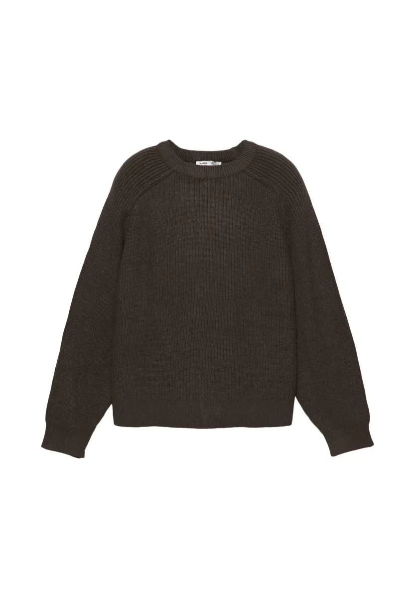 Strickpullover - dark brown