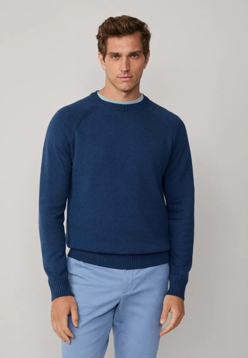 Strickpullover - dark denim blue