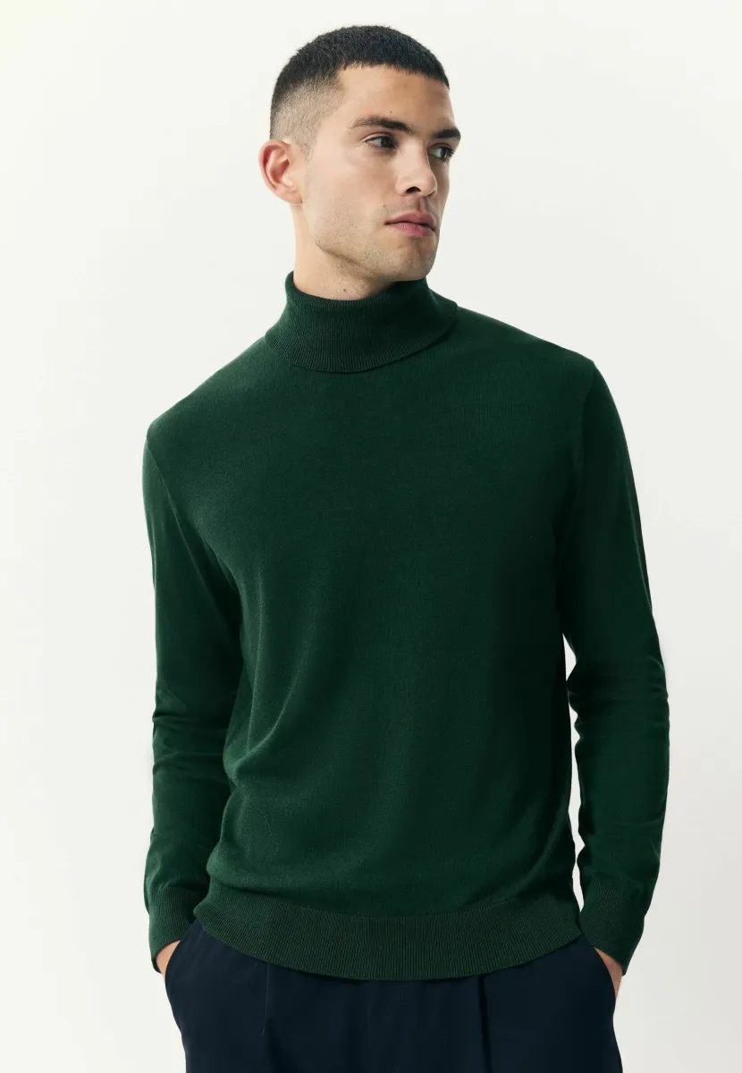 Strickpullover - dark green