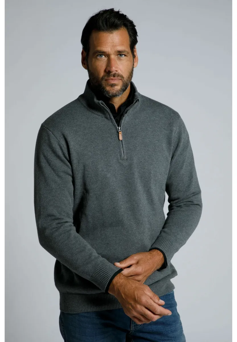 Strickpullover - dark grey