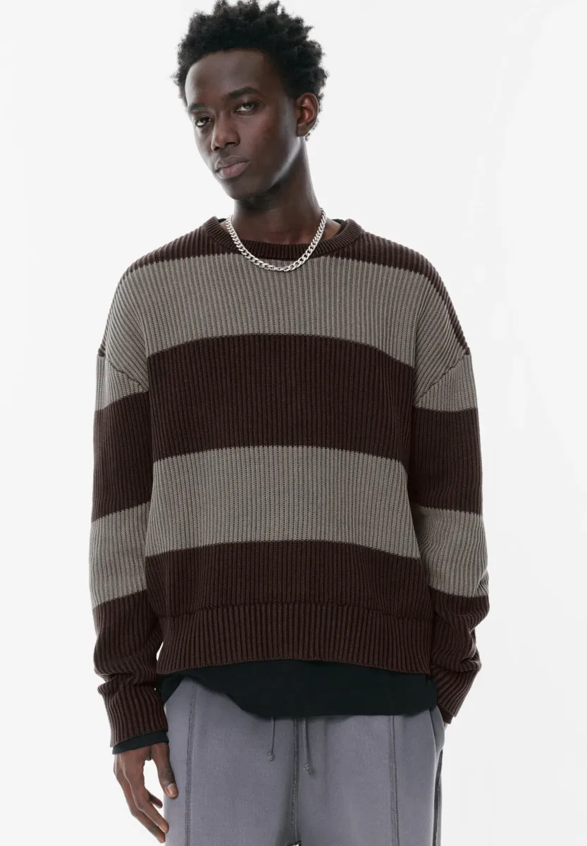 Strickpullover - dark grey