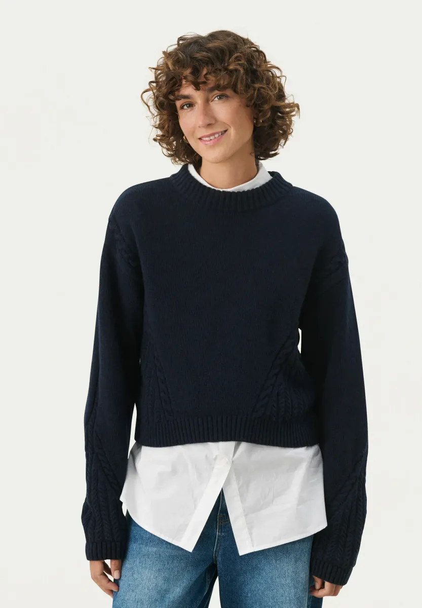 Strickpullover - dark navy