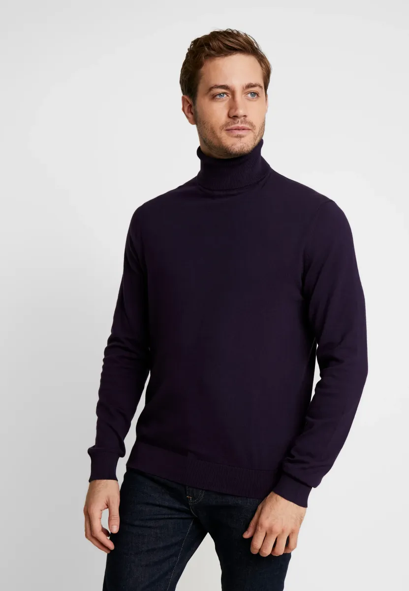 Strickpullover - dark purple