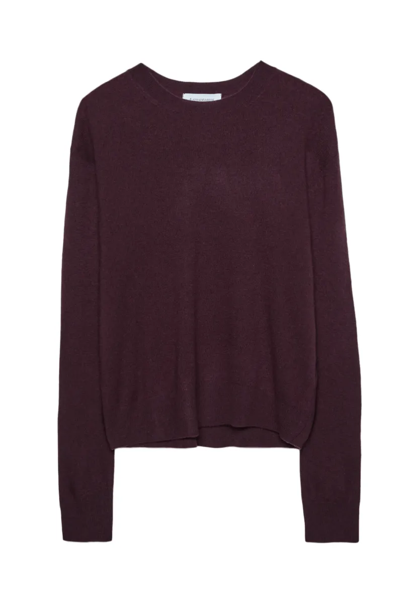 Strickpullover - dark red