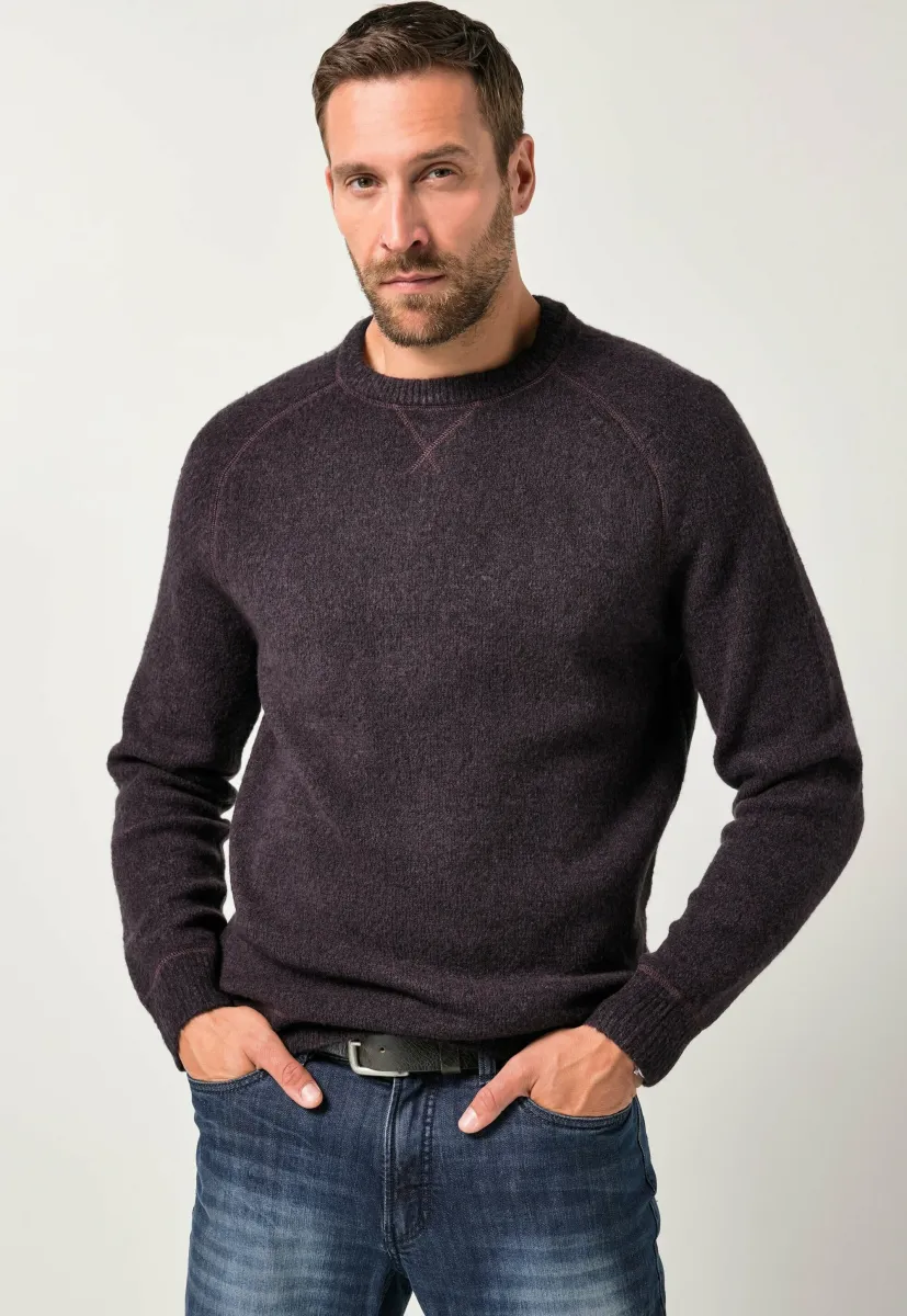 Strickpullover - dark violet