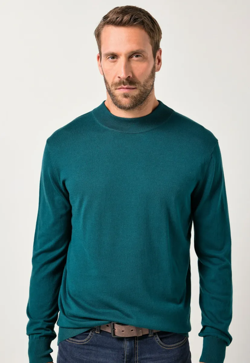 Strickpullover - deep green