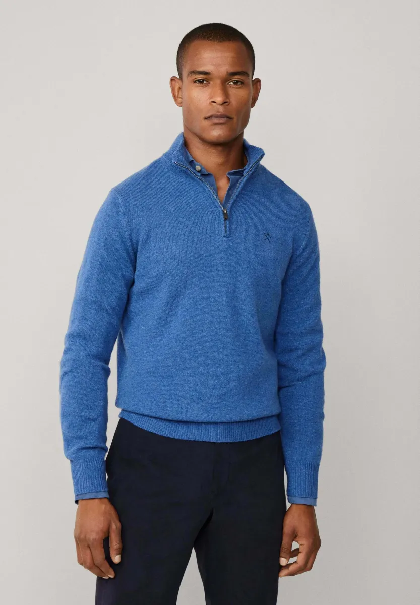 Strickpullover - denim blue