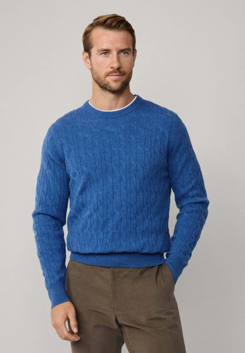Strickpullover - denim blue