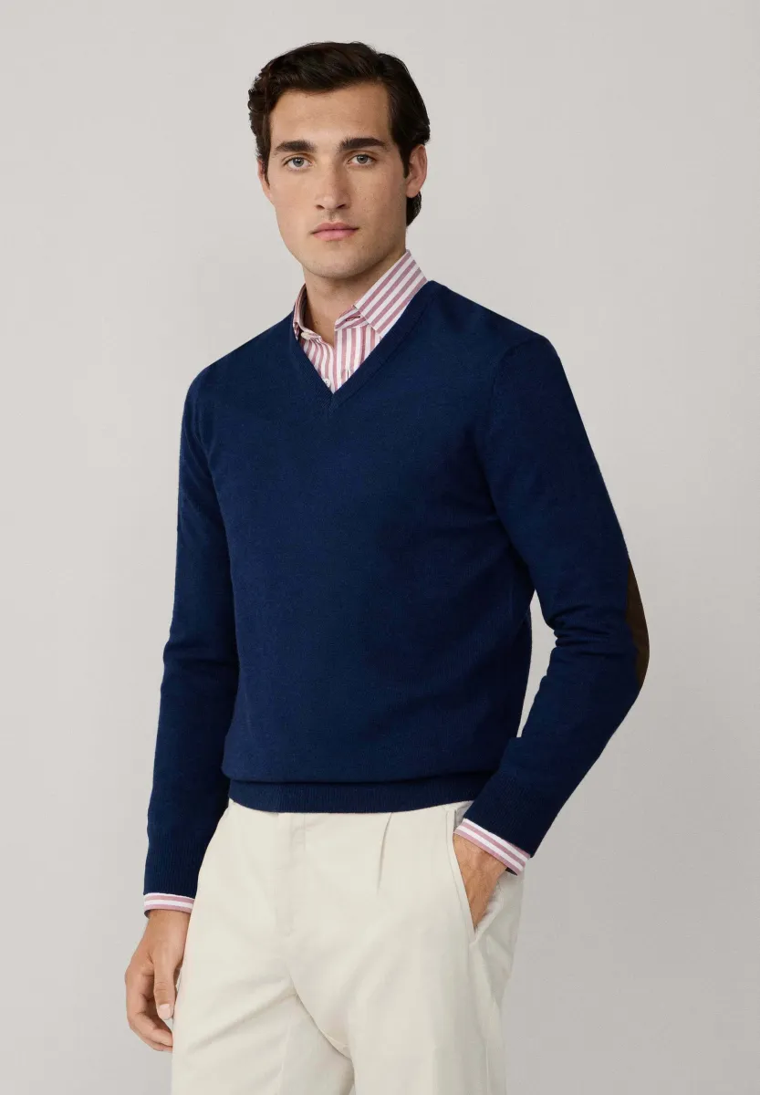 Strickpullover - denim blue