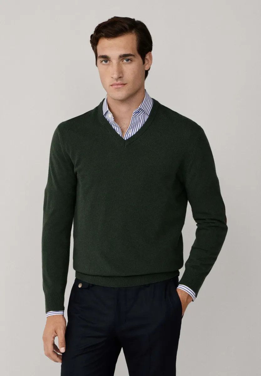 Strickpullover - duck green