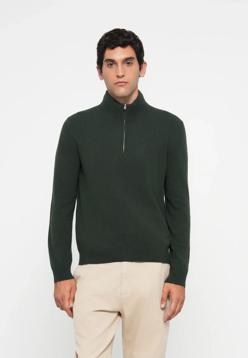Strickpullover - duck green