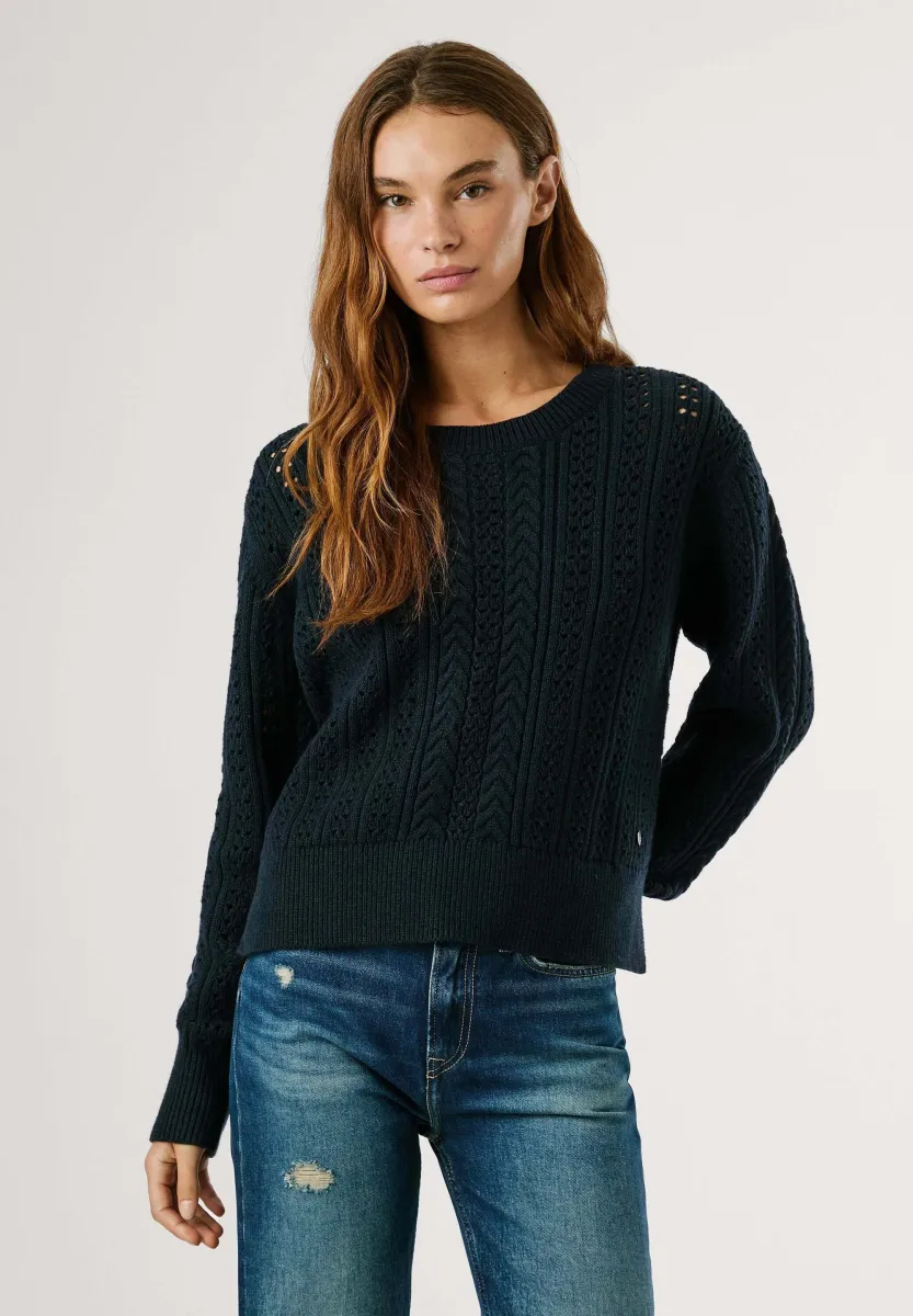 Strickpullover - dulwich blue
