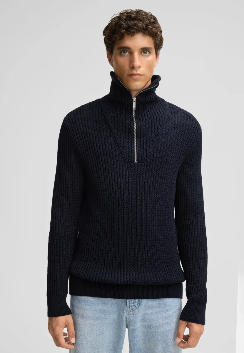 Strickpullover - dunkelblau