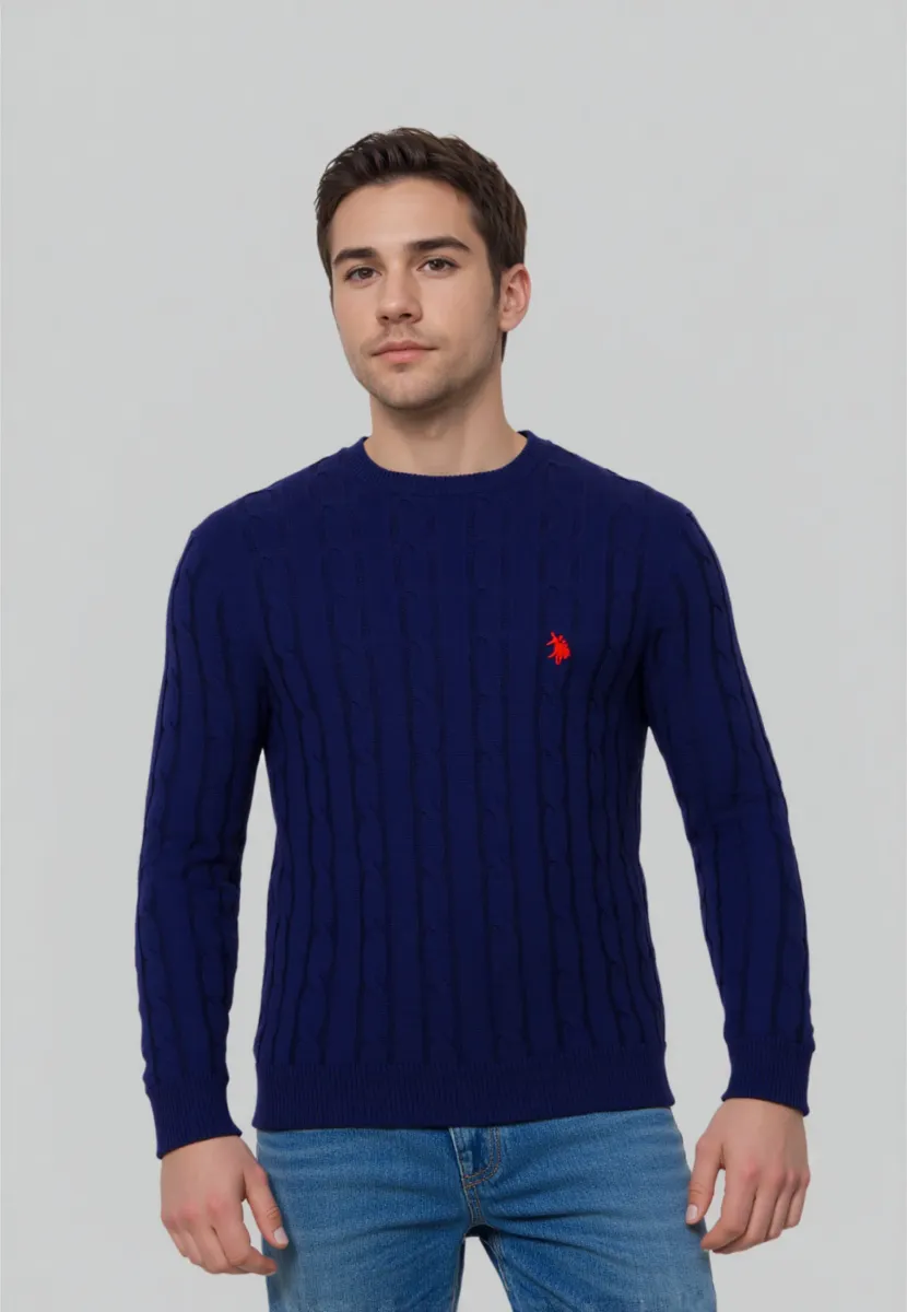 Strickpullover - dunkelblau