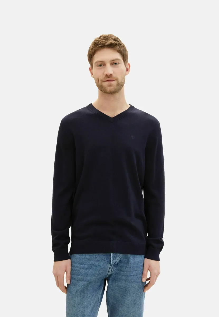 Strickpullover - dunkelblau