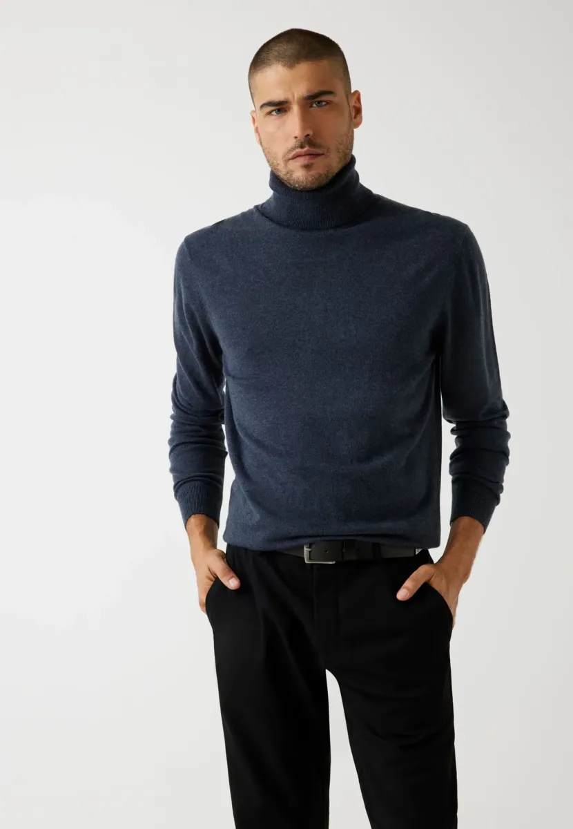 Strickpullover - dunkelgrau
