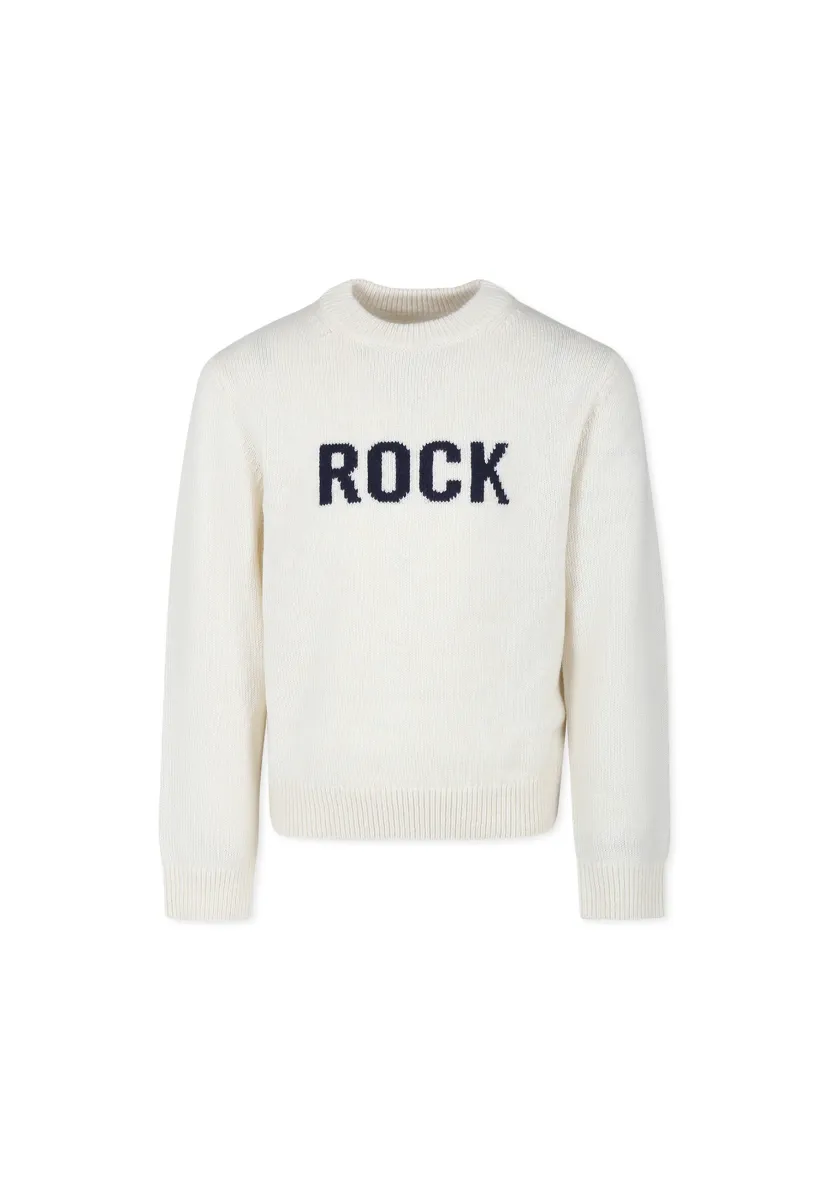 Strickpullover - ecru chine