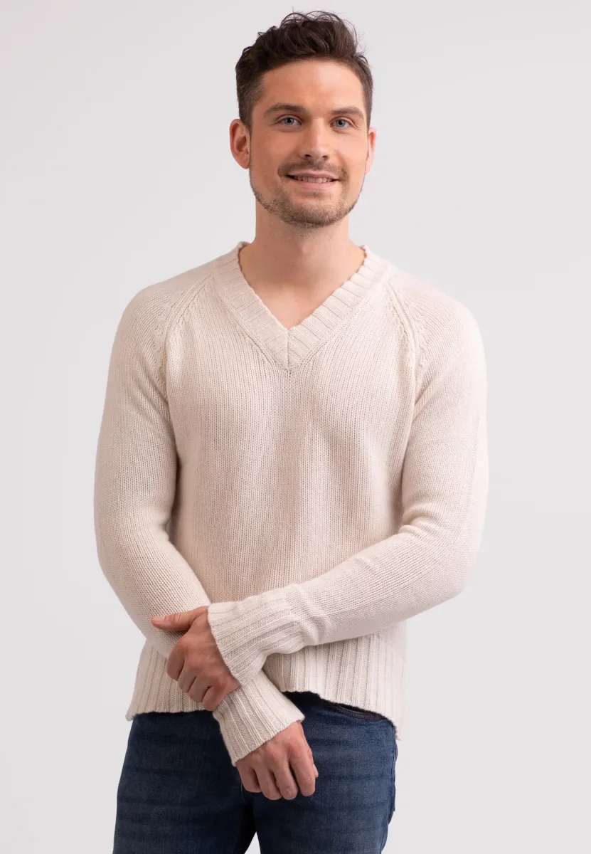 Strickpullover - ecru