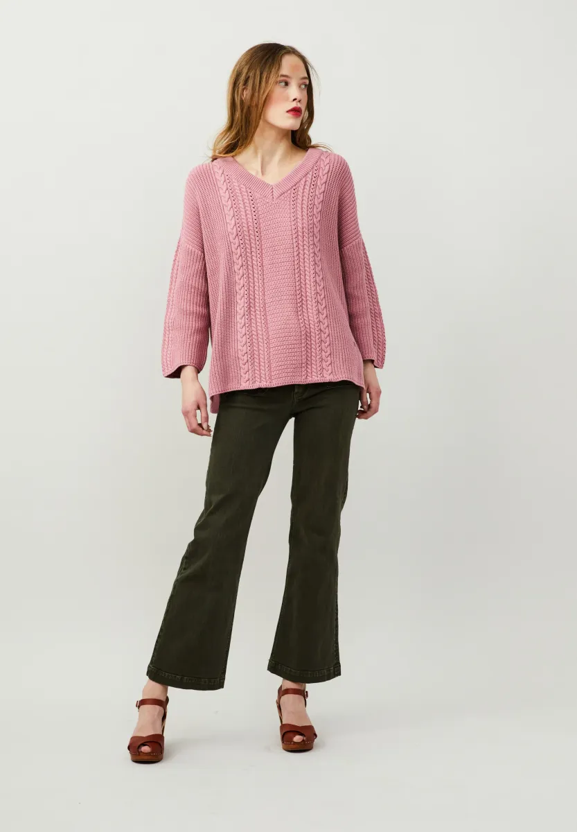 Strickpullover - fair pink
