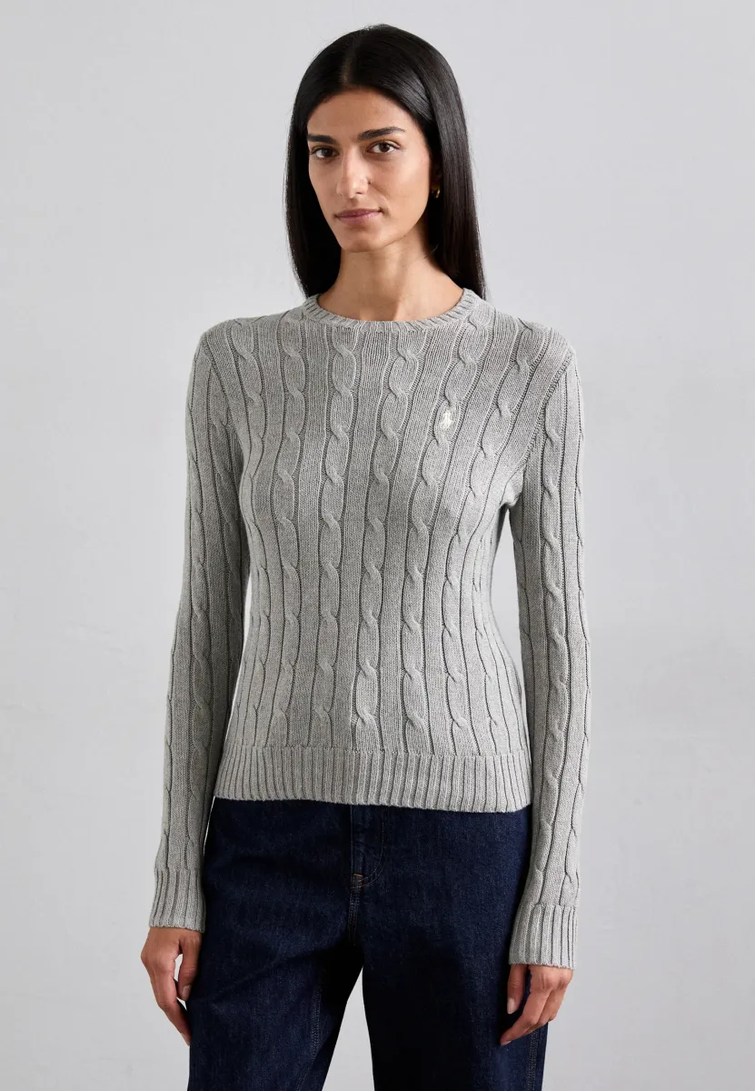 Strickpullover - fawn grey heather