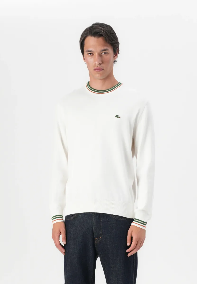 Strickpullover - flour/green
