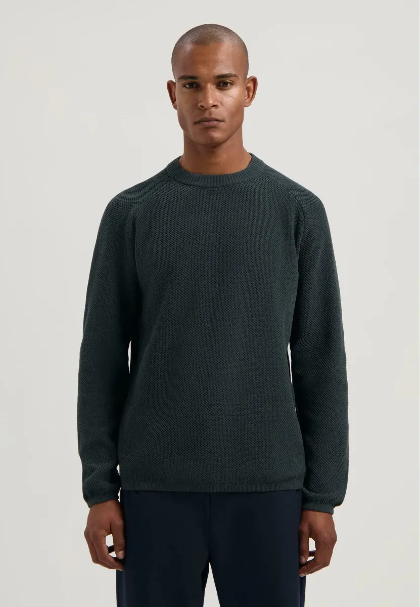 Strickpullover - forest river