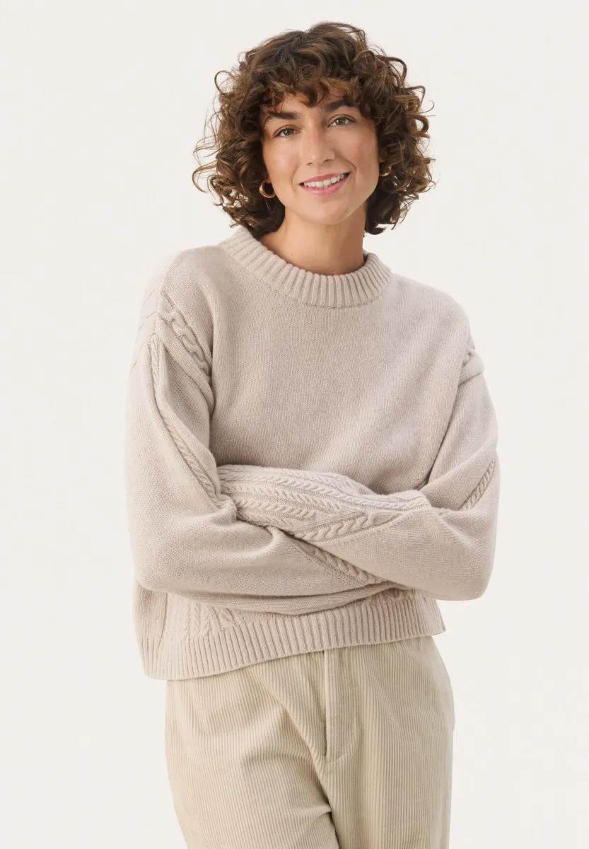 Strickpullover - french oak melange