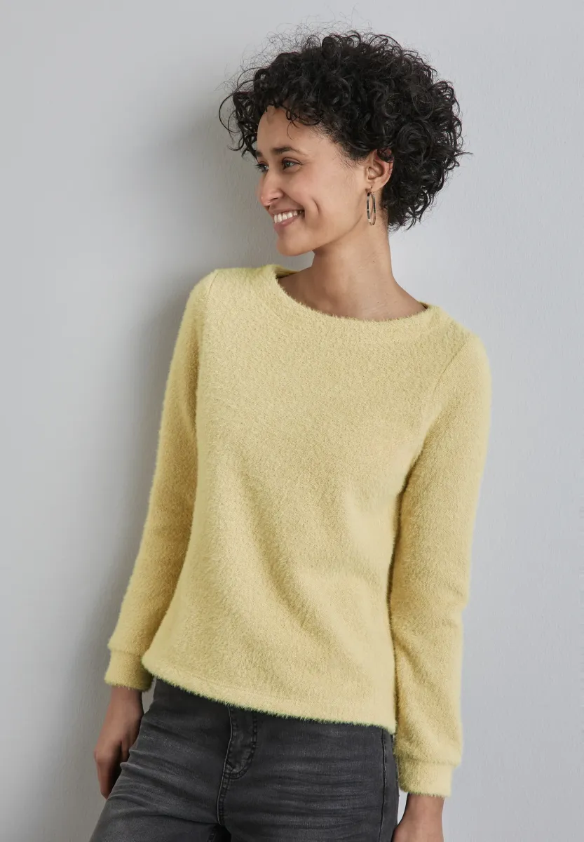 Strickpullover - gelb