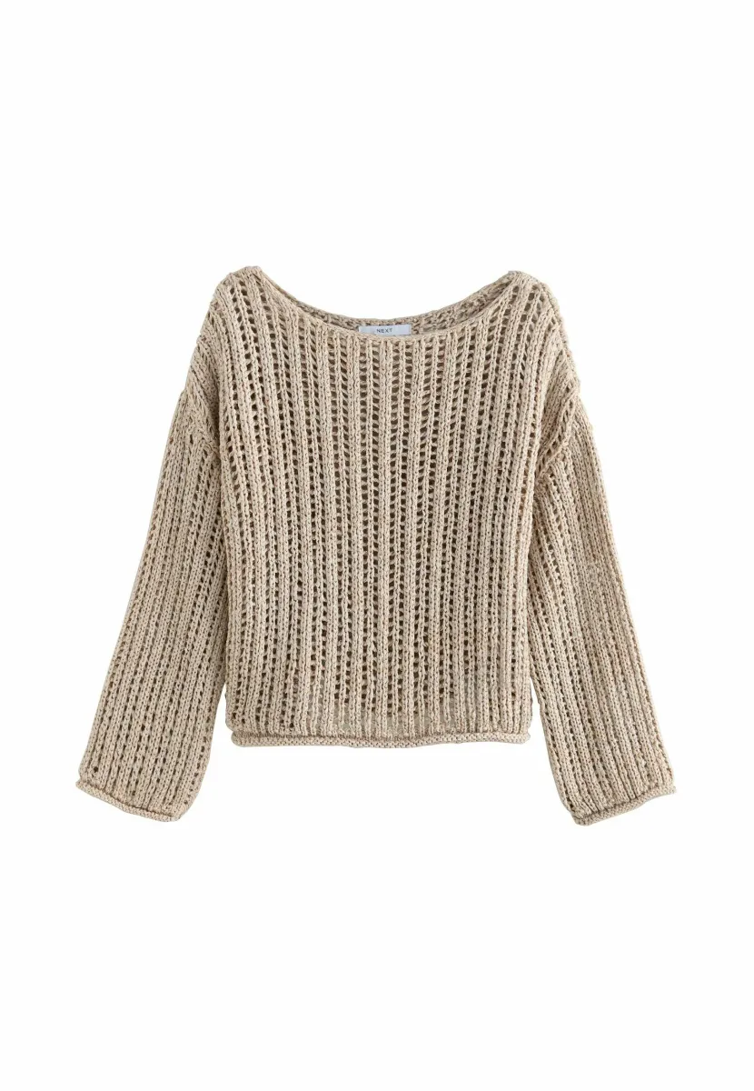 Strickpullover - gold champagne