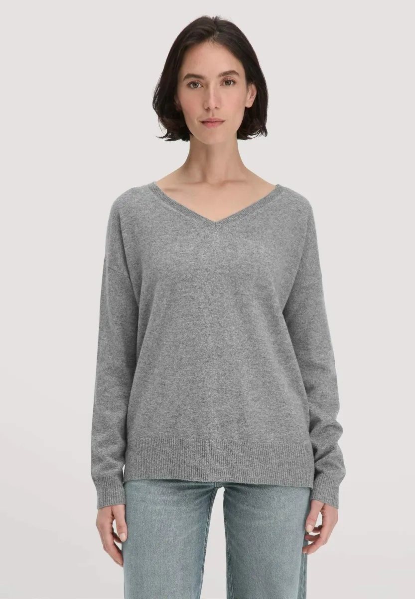 Strickpullover - grau