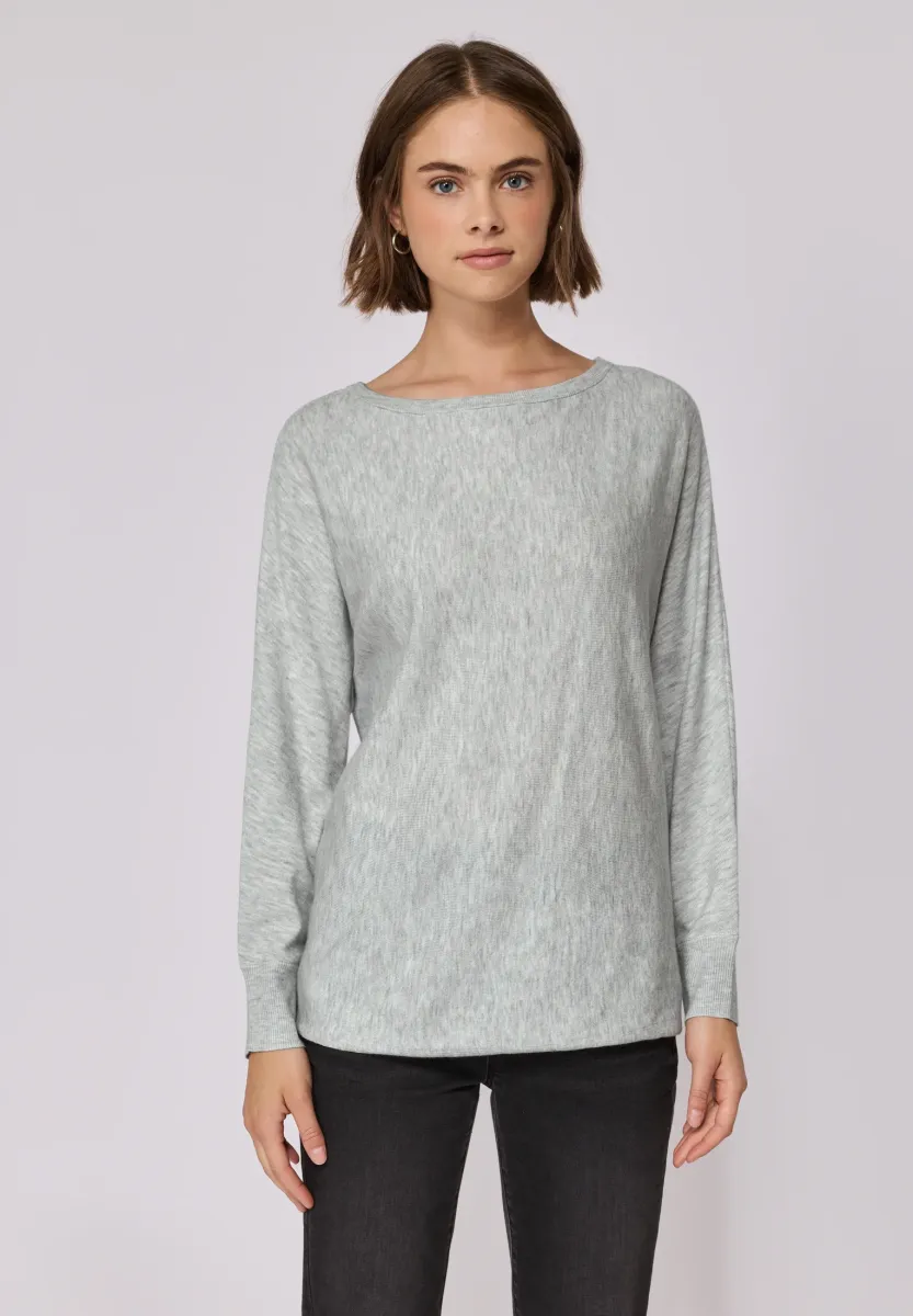 Strickpullover - grau