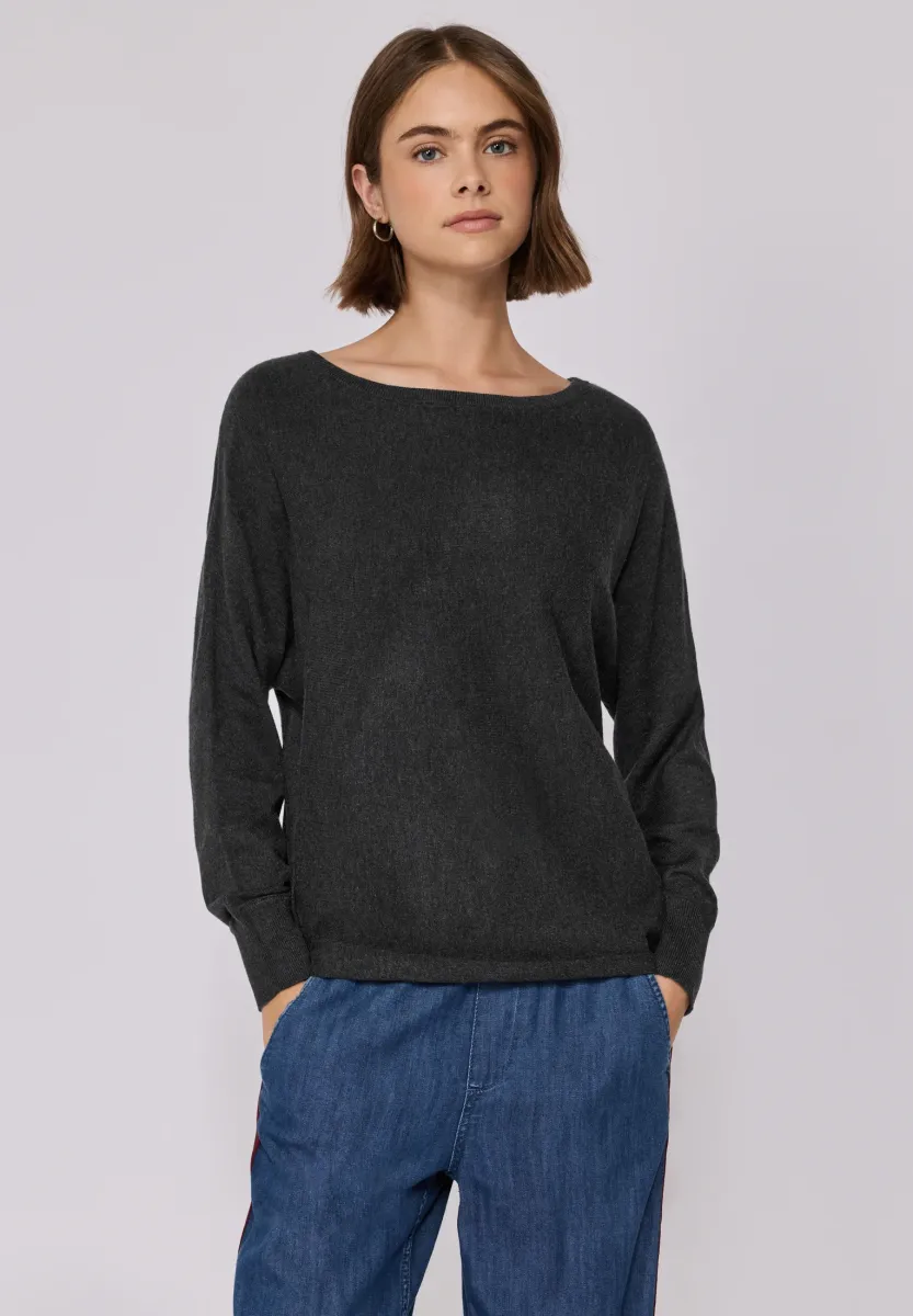 Strickpullover - grau