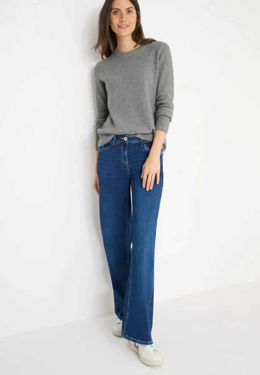 Strickpullover - grau