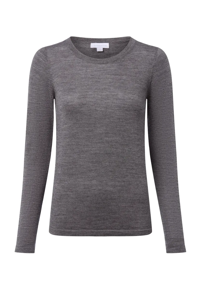 Strickpullover - grau