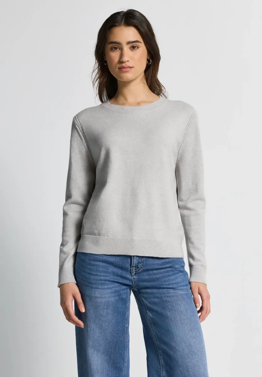 Strickpullover - grau