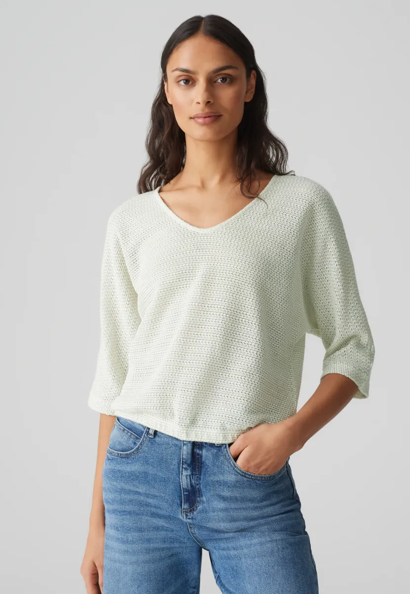 Strickpullover - green glow