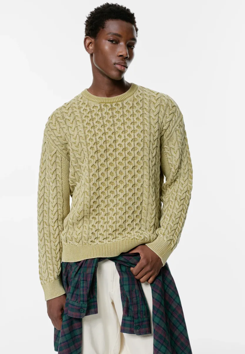 Strickpullover - green