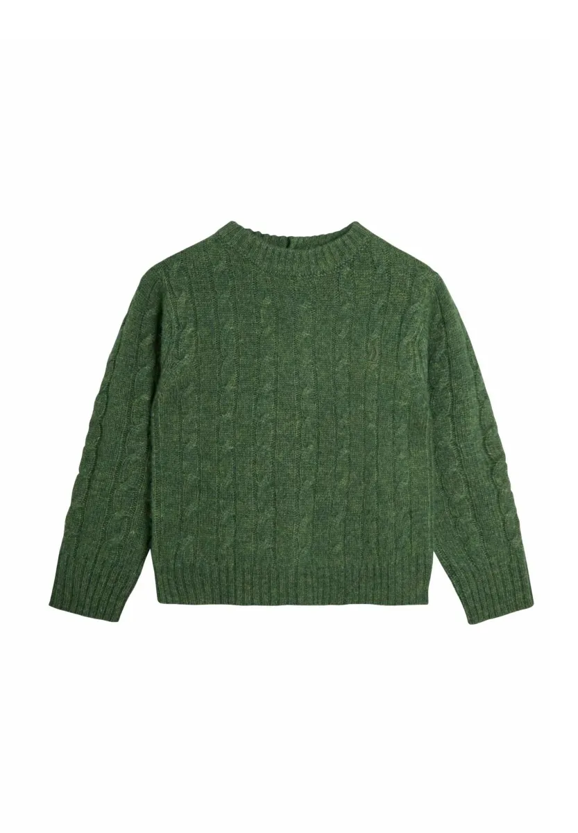 Strickpullover - green
