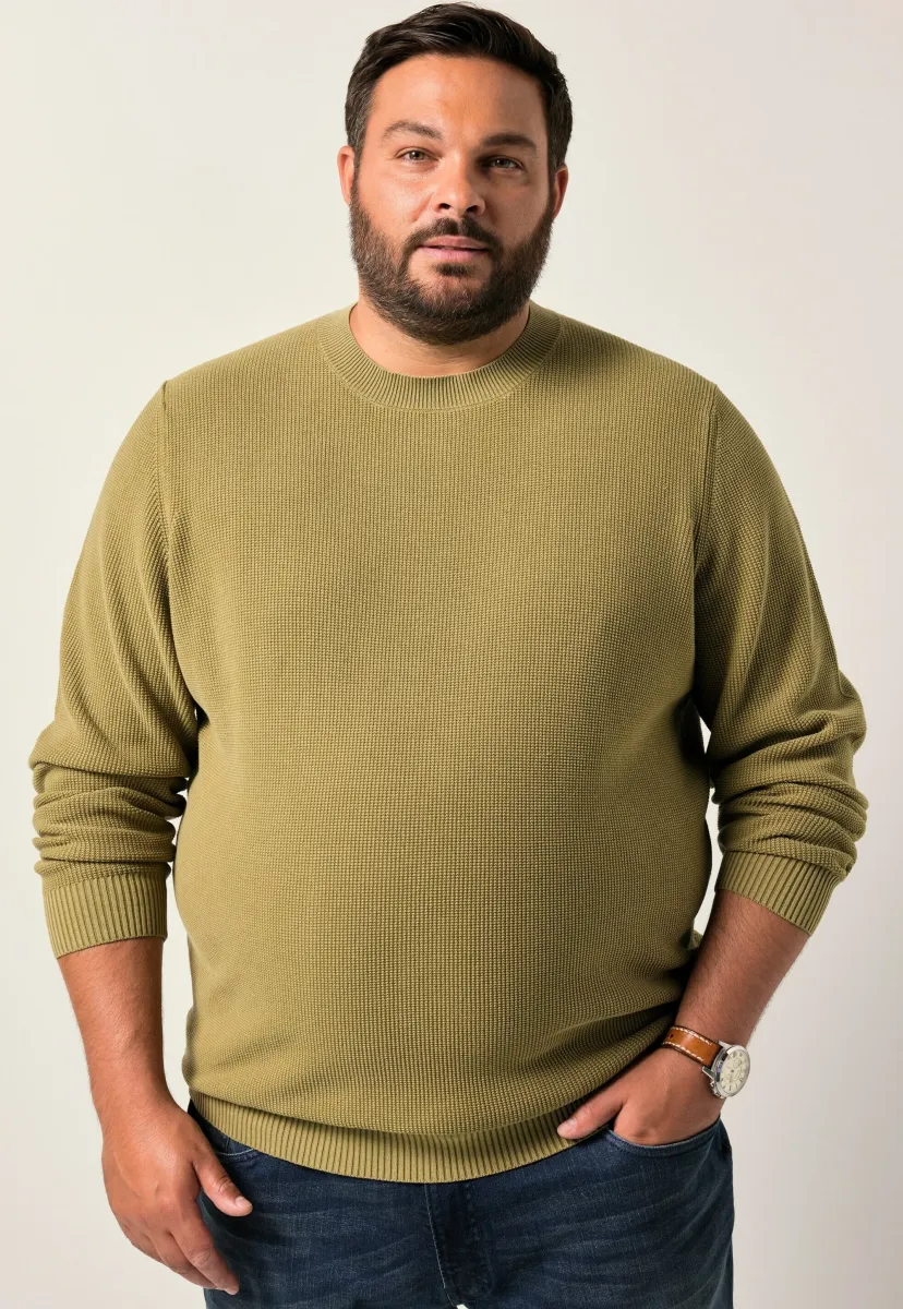 Strickpullover - green