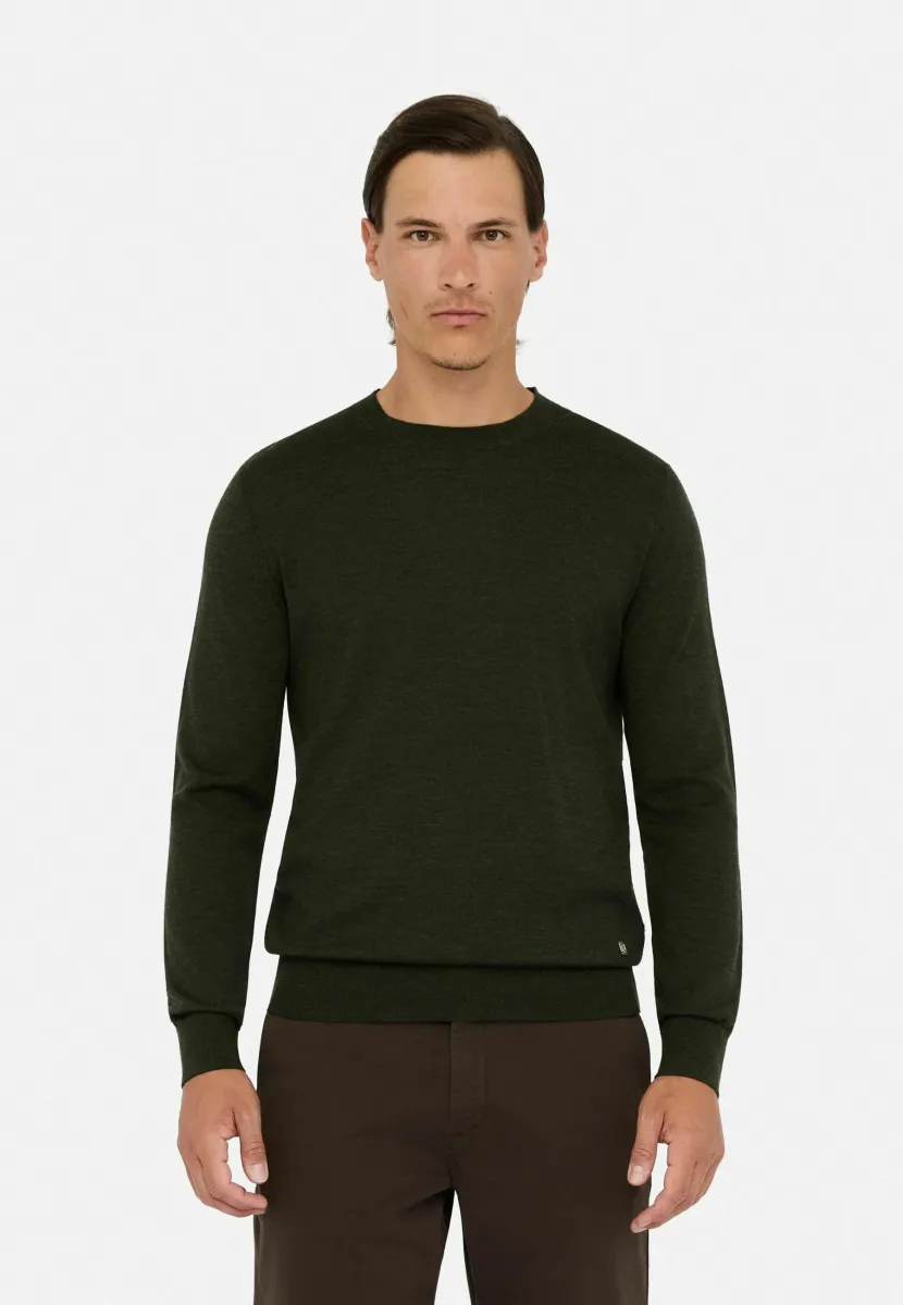 Strickpullover - green