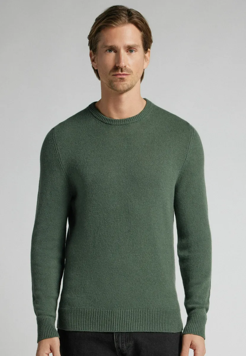 Strickpullover - green