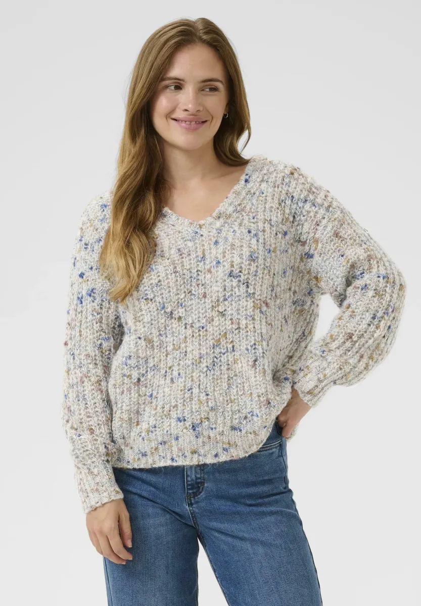 Strickpullover - grey multicolor