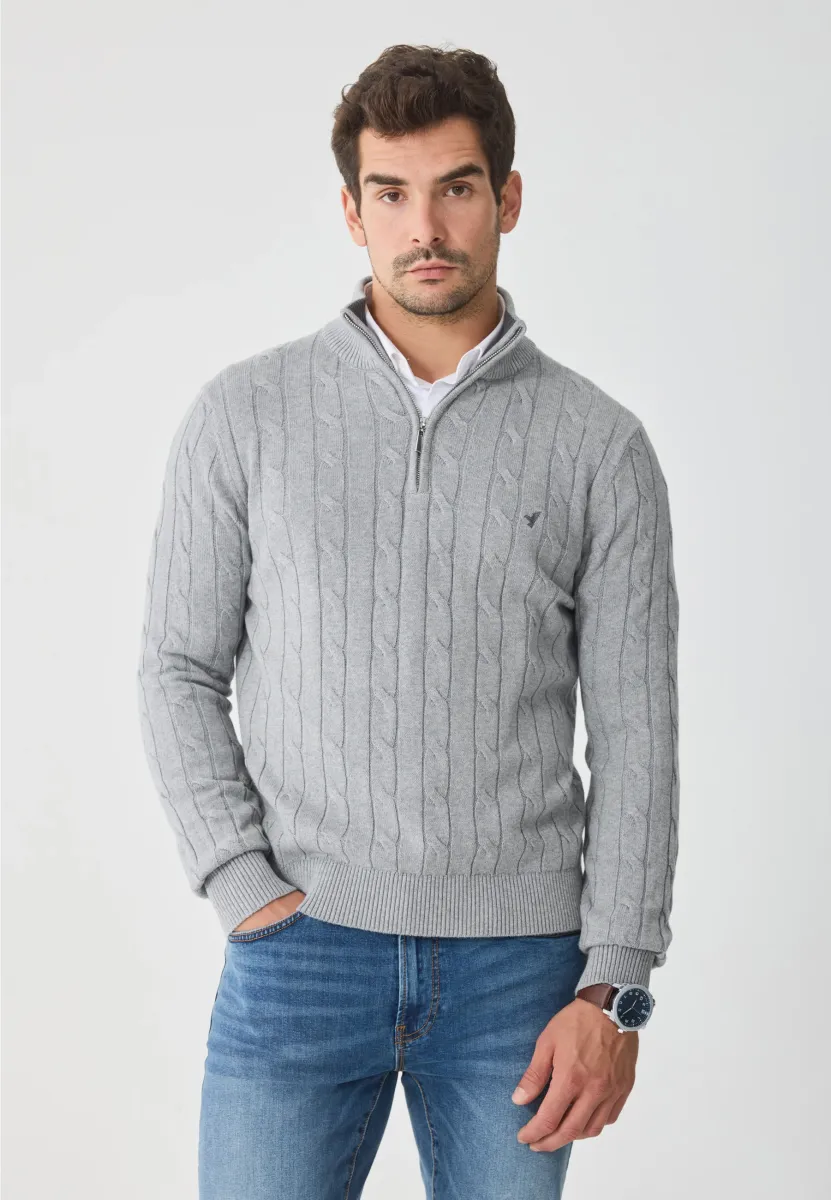 Strickpullover - grey